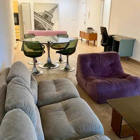 Superbe De 3p Pieces Dans Avec Piscine Et Climatisation * 尼斯