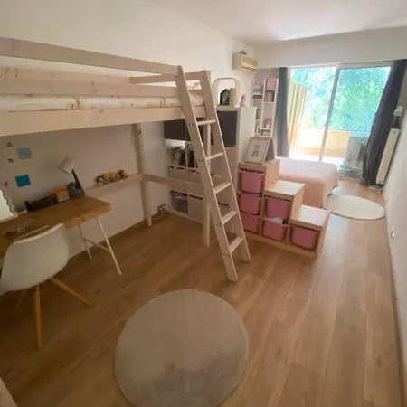 Grand 3p Pieces Au Calme Dans Avec Piscine, Restaurant, Tennis, Climatisation * Nizza
